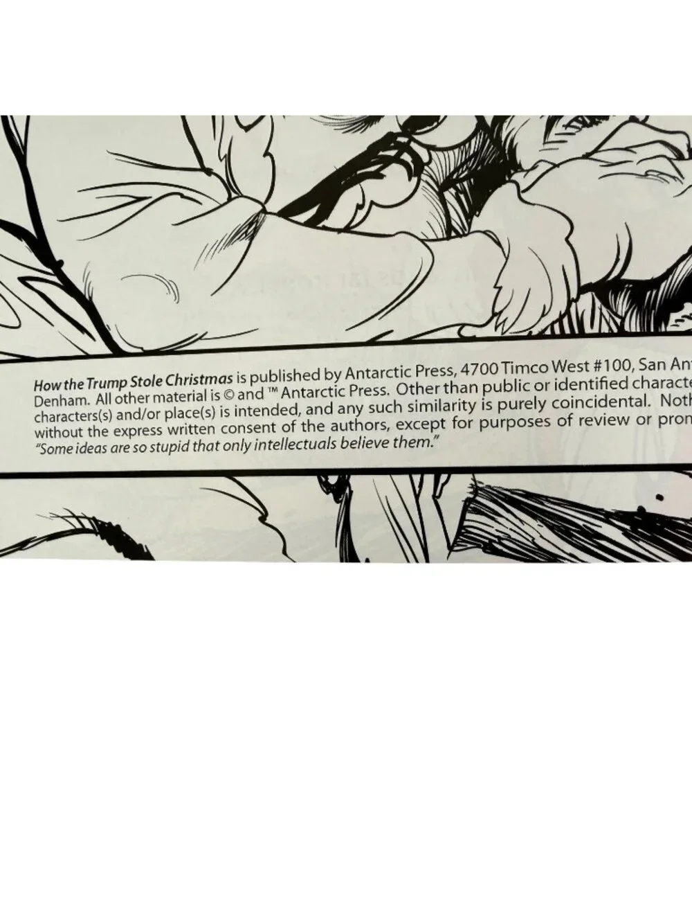 How‎ The Trump Stole Christmas Unauthorized Parody Comic Book By Brian Denham